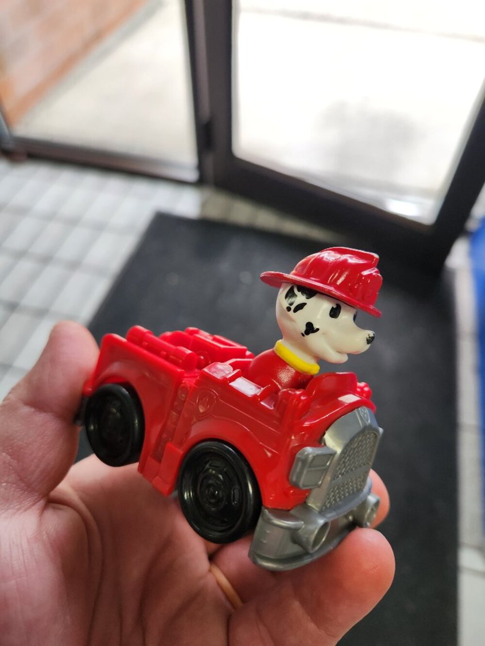 Marshall the fire pup car